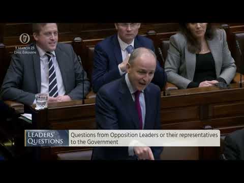 Micheál Martin mimics Pearse Doherty during rowdy Leaders' Questions