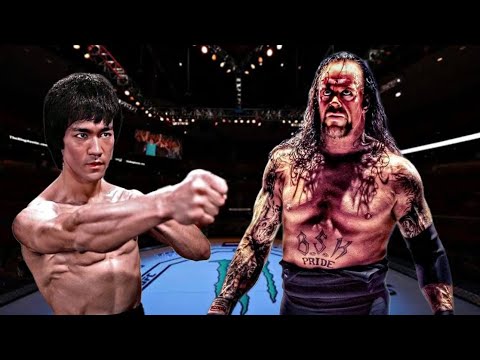 BRUCE LEE VS THE UNDERTAKER 😱😰*INSANE WAR* (EA SPORTS UFC 4) UFC KNOCKOUTS | BRUCE LEE FIGHT | WWE