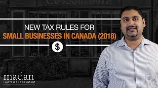 New Tax Rules for Small Businesses in Canada