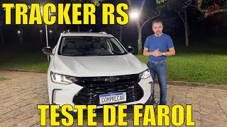 Chevrolet Tracker RS - Teste dos faróis full LED