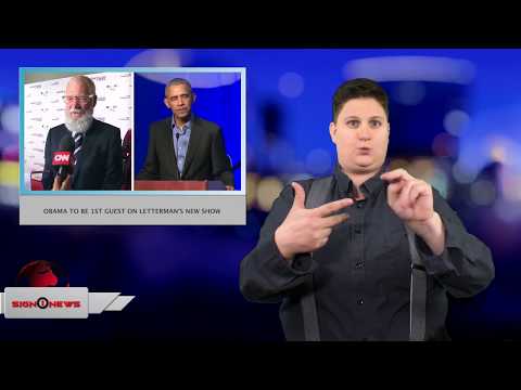 Obama to be 1st guest on Letterman's new show (1.5.18)