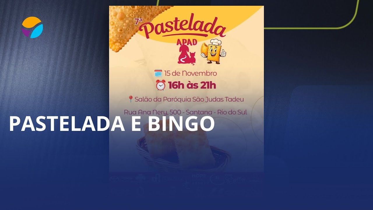 APAD realiza pastelada com bingo em Rio do Sul