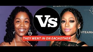 Trina and Khia GO AT EACHOTHER and Throw insults back and forth YEARS LATER, Says Trina Has Writer