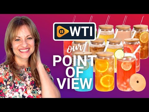 12pcs Glass Cups with Bamboo Lids and Glass Straws Set-16oz Can Shaped Drinking Glasses - WTI product video review