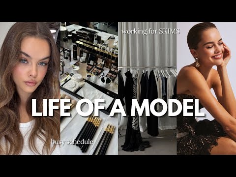 life of a model 💌 shooting for Skims, busy schedule, behind the scenes