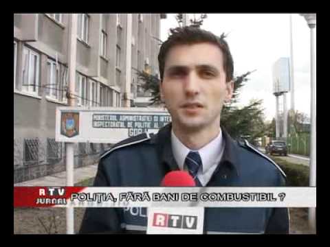 RTV JURNAL 12.04.2011 - POLITIA FARA BANI DE COMBUSTIBIL