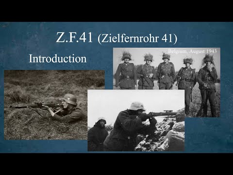 German Rifle Scope ZF41 ---Introduction 概論