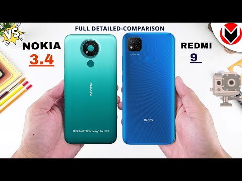 NOKIA 3.4 VS REDMI 9 _Full Comparison _Which is best?