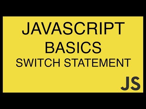 JavaScript Basics Tutorial 18 Switch Statement