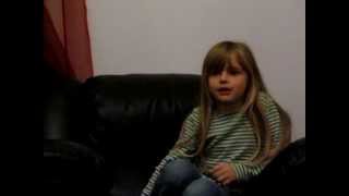 AMAZING 6 YR OLD: Singing Jonathan &amp; Charlotte&#39;s &#39;Unintended&#39; Almost Perfectly!