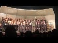 Choir singing When the Party’s Over by Billie Eilish