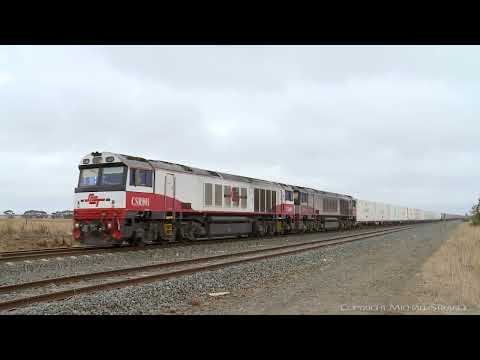 CSR's Lead 7922V SCT/SBR Dooen Container Freight Train (19/3/2019) - PoathTV Australian Railways
