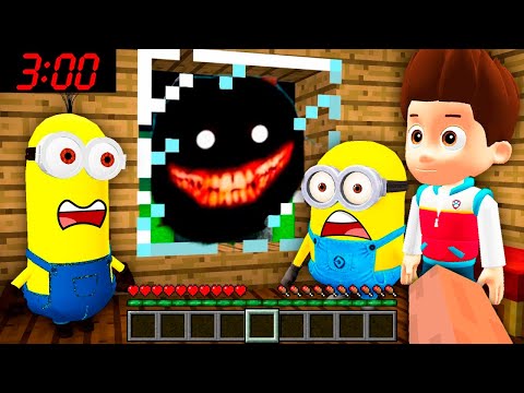 We Found 100 NEXTBOTS at 3:00 AM SURVIVAL in minecraft minions vs Paw Patrol - Gameplay Animation
