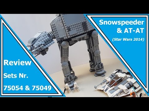 THE EMPIRE STRIKES BACK! | LEGO AT-AT & Snowspeeder Review! | 75054 & 75049 🚀