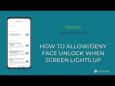 How to Allow/Deny Face unlock when Screen lights up - Xiaomi [Android 11 - MIUI 12]