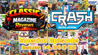ZX Spectrum Classic Magazine Review - Crash issues 14, 24 and 35.