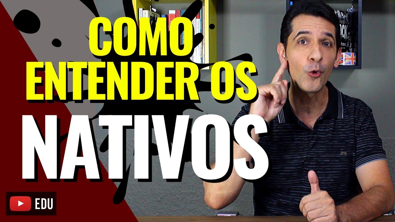 Como entender o que os NATIVOS do inglês falam?  - Aula de pronúncia e listening
