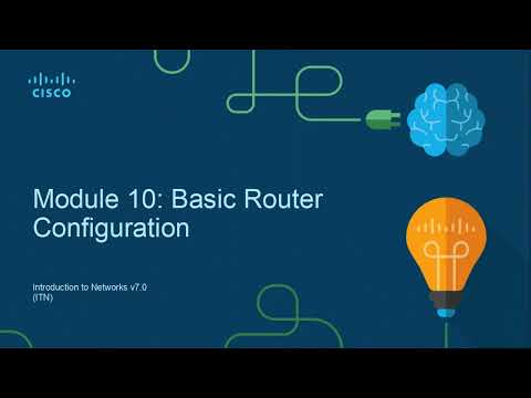 10 Basic Router Configuration  CCNA 1 Intro to Networking Netacad.com SOUTECH Academy