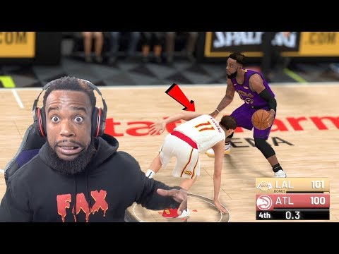 Last Second Thriller! I BROKE Trae Young's ANKLES! Lakers vs Hawks NBA 2K19 Mycareer Ep 79