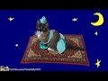 Cat Riding Magic Flying Carpet. #HappyHalloween ...