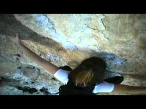 Katie Brown rock climbing in Kalymnos : - ) Greece 2006 ;)