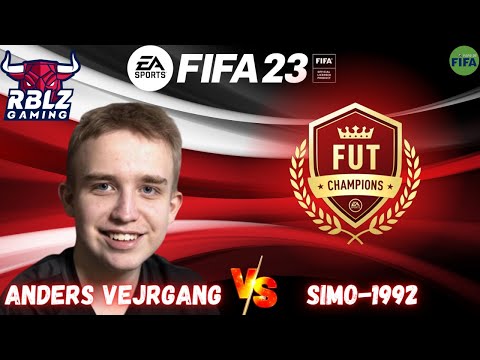ANDERS VEJRGANG VS SIMO-1992 - FIFA 23 / FUT CHAMPIONS | WL