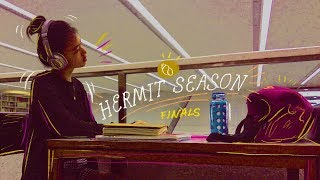 FINALS: HERMIT SEASON 🐚🦀 (a vlog) | clahrah