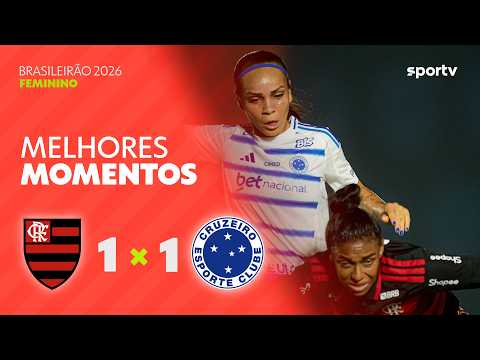 Gols e lances de Flamengo x Cruzeiro