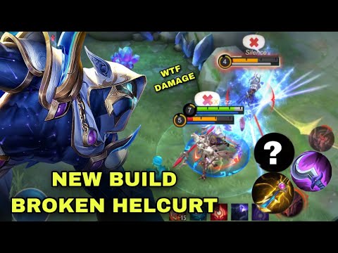 TOP GLOBAL HELCURT | NEW BUILD HELCURT CRAZY DAMAGE!! | TUTORIAL HELCURT JUNGLER | MLBB