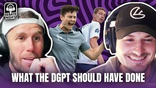 Brodie and Hunter Disagree on How the DGPT Should Have Handled KCWO | Disc Golf Debate Night