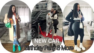 VLOG | NEW CAR, HUSBAND BIRTHDAY PARTY, GOT MY STICHES OUT MY FINGER, BASEMENT FLOOD