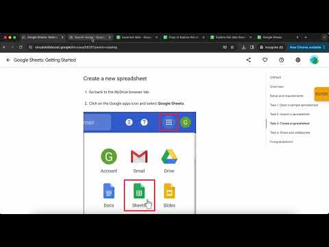 Finding Data in Google Sheets GSP1063