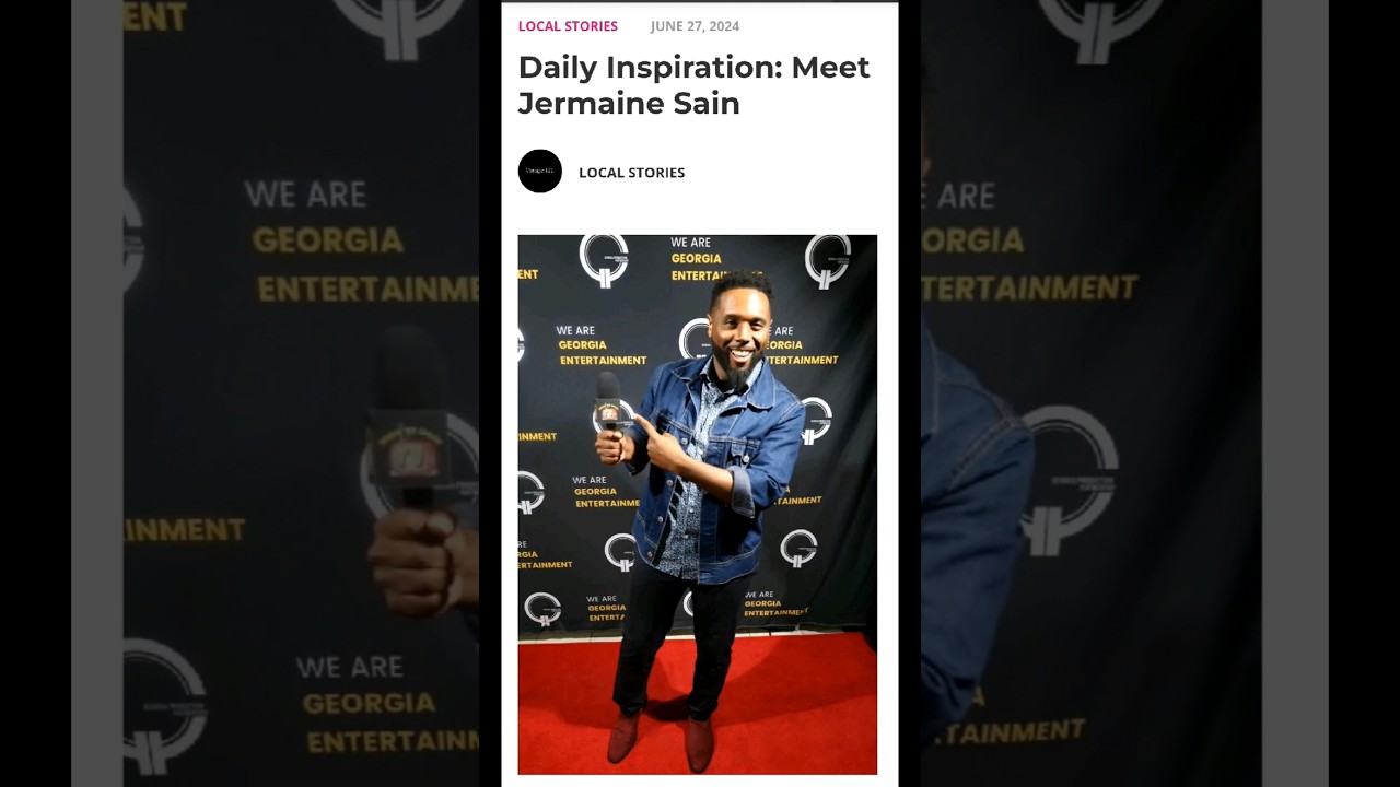 Jermaine Sain featured in Voyage ATL magazine!