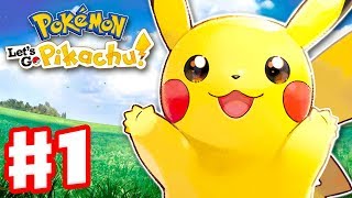 Pokemon Let&#39;s Go Pikachu and Eevee - Gameplay Walkthrough Part 1 - Intro and Gym Leader Brock!