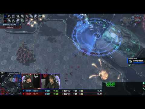 [VSL SC2] Team League Match1 Set6 ByuN(변현우) vs KEEN(황규석) // TRAIN TO BUSAN vs afnikka