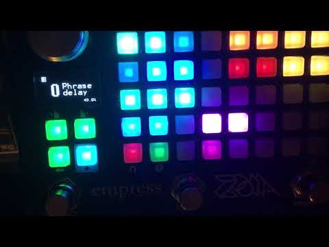 Empress ZOIA patch walk-through:  "Phrase delay -- triggered phrase looper and delay"