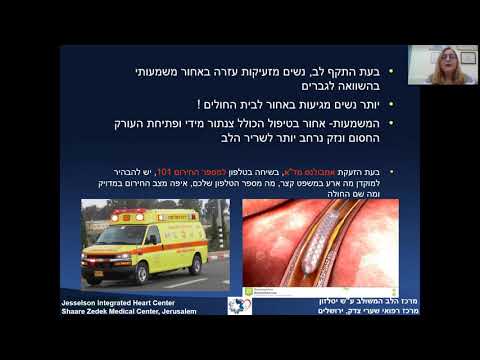 הרצאה קצרה על מאפייני מחלות לב בקרב נשים, שכיחותן, תסמיניהן ודרכי מניעה