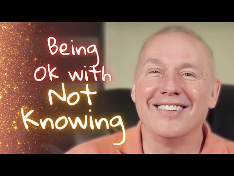 A Course In Miracles Podcast | Being Ok with Not Knowing