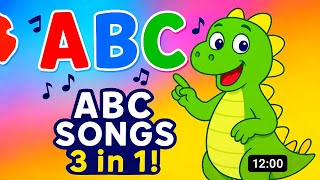 Fun Alphabet Songs for Kids | ABC Vehicles Song Compilation  toddler Learning Video