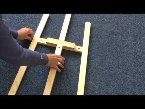 Staffelei Easy Aufbauanleitung