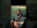 Michael Brecker - Cabin Fever (Lior Tzemach guitar cover)