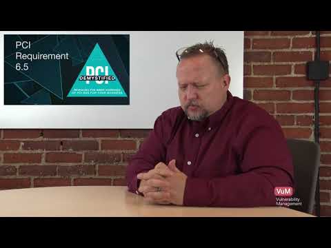 PCI Requirement 6.5 – Address Common Coding Vulnerabilities in Software-Development Processes