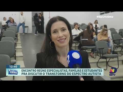 Especialistas discutem autismo e acolhimento em Tubarão