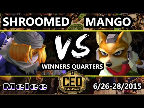 CEO 2015 - Shroomed (Sheik) Vs. C9 Mango (Fox) SSBM Winners Quarters - Smash Melee