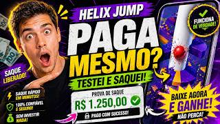 HELIX JUMP PAGA MESMO?  TESTE REAL + SAQUE AO VIVO (FUNCIONA OU É GOLPE 2026?)