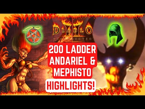 D2R - 200 Ladder Mephisto & Andariel Drop Highlights