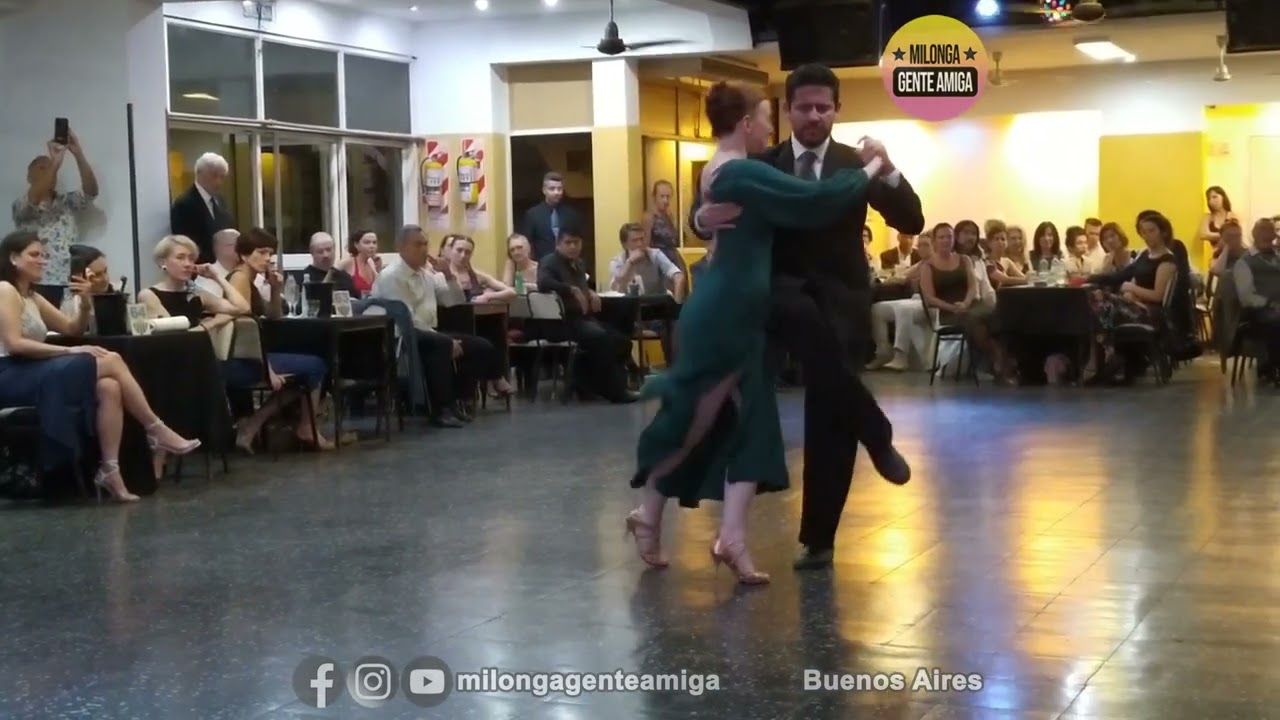 Alejandro Beron y Kelly Lettieri.- Milonga Gente Amiga - 11/FEB/2024 (3/3)