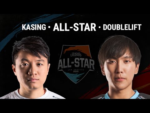 Kasing Karma vs Doublelift Kalista 1v1 Quarter-Final LoL All-Star 2015 LA Kasing vs Doublelift