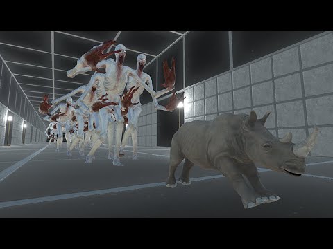 Escape From SCP-096 | Tunnel of Nightmares Challenge - Animal Revolt Battle Simulator