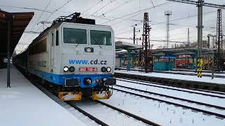 CZ 🇨🇿 Česká Třebová 01-2025 /362.110-9 Slovácký expres Luhačovice ➡️ Praha-Vršovice